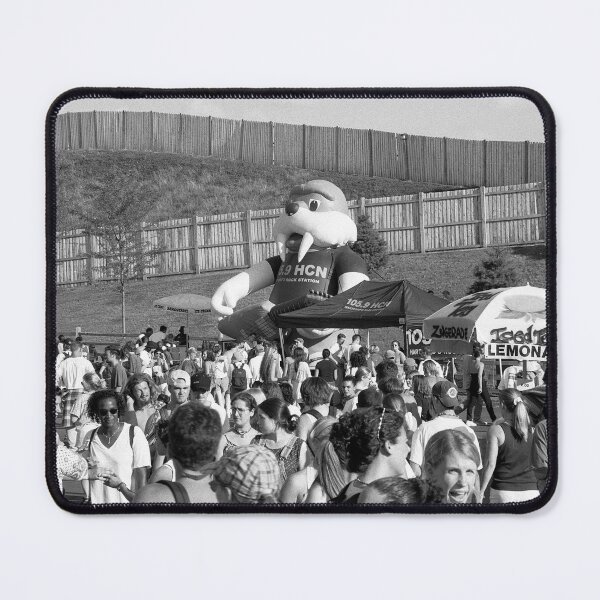 Item preview, Concert Fans Walking At A Summer Event in Hartford - BW Photograph designed and sold by ConcertImages.