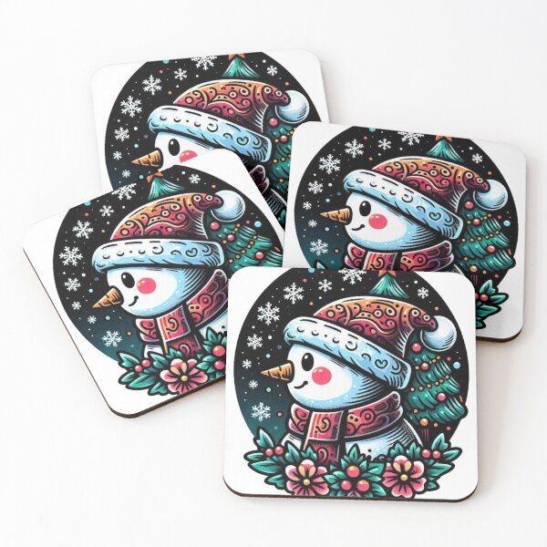 Item preview, Snowman Vintage style 2 designed and sold by KingCuppaDigitalArt.