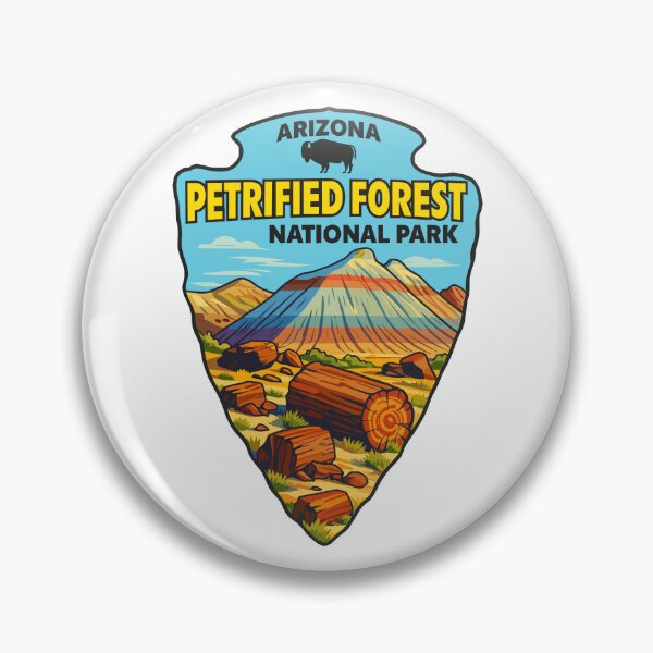 Item preview, Petrified Forest National Park Retro Sticker designed and sold by Ismeal Von.