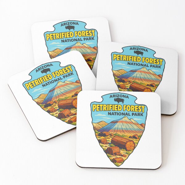 Item preview, Petrified Forest National Park Retro Sticker designed and sold by Ismeal Von.