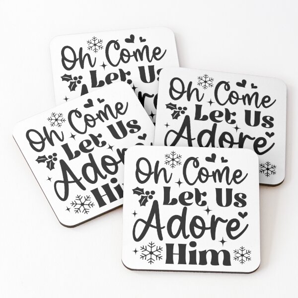 Item preview, Oh Come Let Us Adore Him designed and sold by artcultreone.
