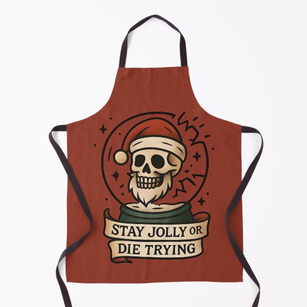 Item preview, Stay Jolly or Die Trying for Christmas designed and sold by Tattee.