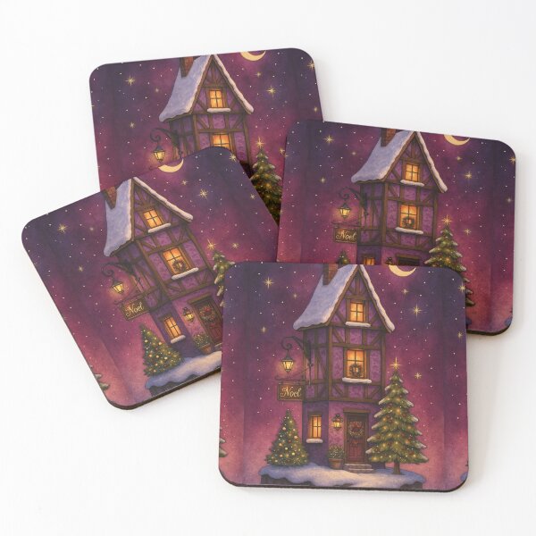 Item preview, Whimsical Christmas Houses designed and sold by Ewa Miller.