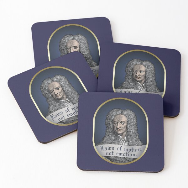 Item preview, Isaac Newton "Laws of motion, not emotion." designed and sold by gayishdesign.