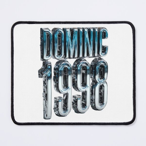 Item preview, Dominic 1998 – Y2K Neon Chrome designed and sold by AlexLineArt.