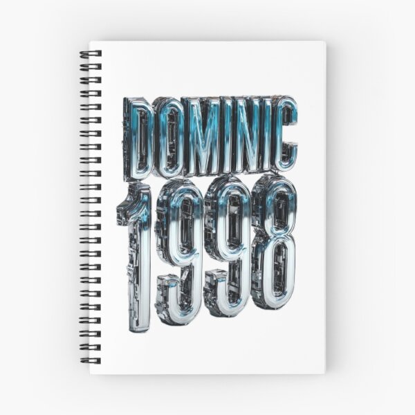 Item preview, Dominic 1998 – Y2K Neon Chrome designed and sold by AlexLineArt.