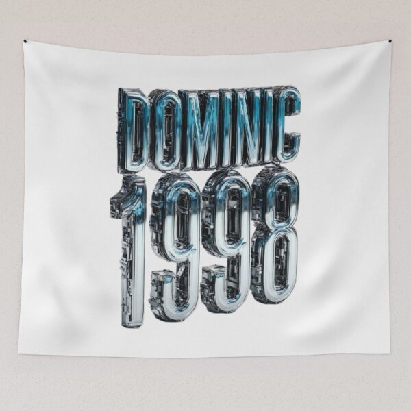 Item preview, Dominic 1998 – Y2K Neon Chrome designed and sold by AlexLineArt.