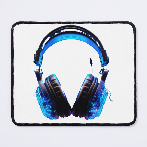 Item preview, Blue Headphones designed and sold by Funkiko.