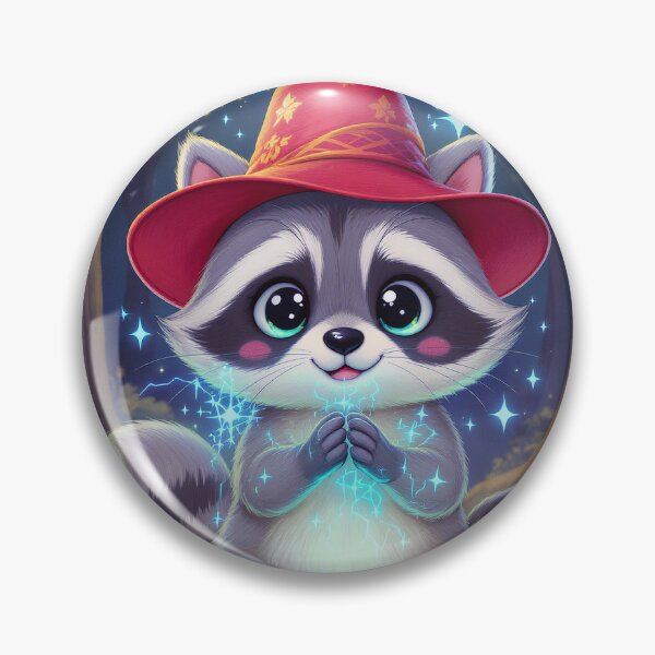 Item preview, Magical Raccoon Wizard designed and sold by PictorialWhimsy.