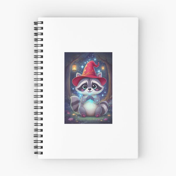 Item preview, Magical Raccoon Wizard designed and sold by PictorialWhimsy.