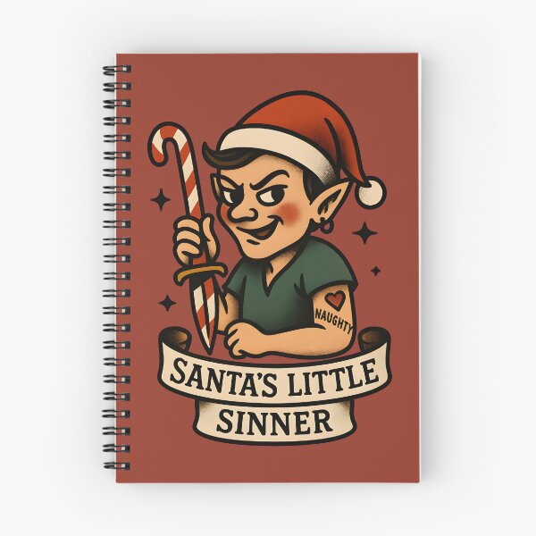 Item preview, Santa's Little Sinner Christmas designed and sold by Tattee.