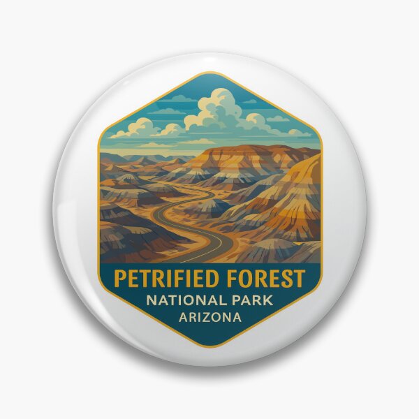 Item preview, Petrified Forest National Park Retro Sticker designed and sold by Ismeal Von.