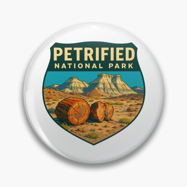 Item preview, Petrified Forest National Park Retro Sticker designed and sold by Ismeal Von.