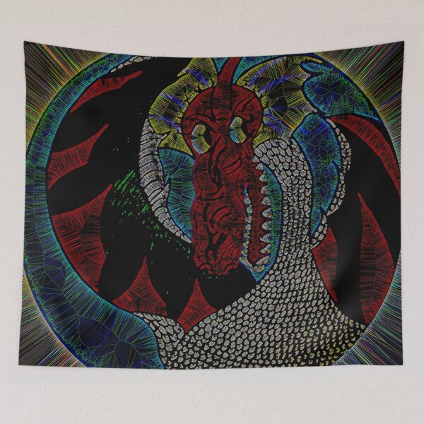 Item preview, Dragon in the Sky VIII designed and sold by Gluecknika.