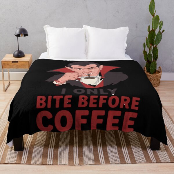 Item preview, Vampire Coffee Lover Funny Quote designed and sold by ChicTrendz.