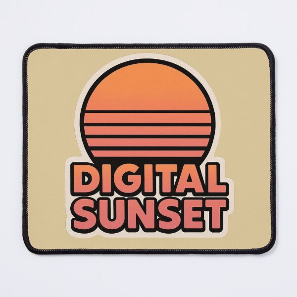 Item preview, Digital Sunset – Synthwave Retro Aesthetic Design designed and sold by |TRSSHOP|.