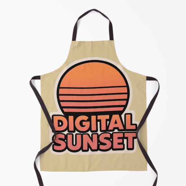 Item preview, Digital Sunset – Synthwave Retro Aesthetic Design designed and sold by |TRSSHOP|.
