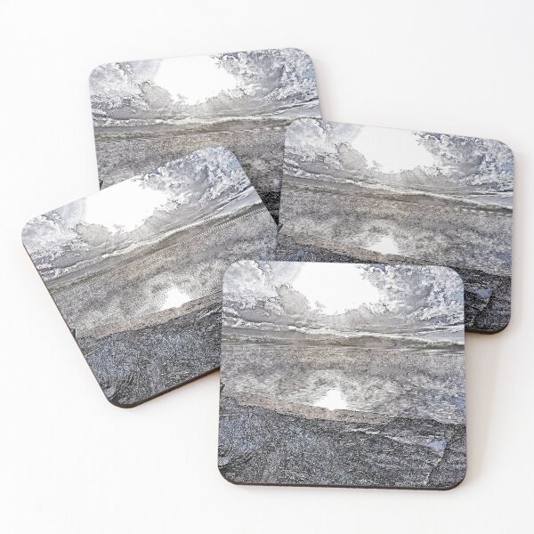 Item preview, Portmeirion rocky shore, sun and cloud, pen drawing & paint effect designed and sold by paulboizot.