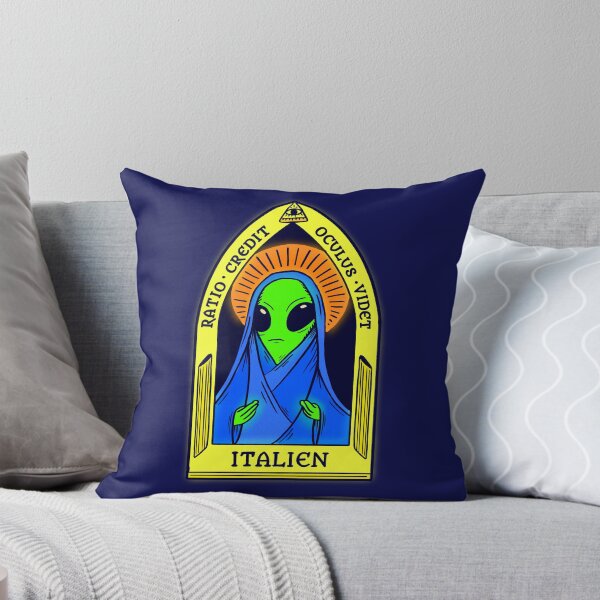 Item preview, Catholic italian alien saint icon  designed and sold by agrapedesign.