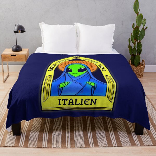 Item preview, Catholic italian alien saint icon  designed and sold by agrapedesign.