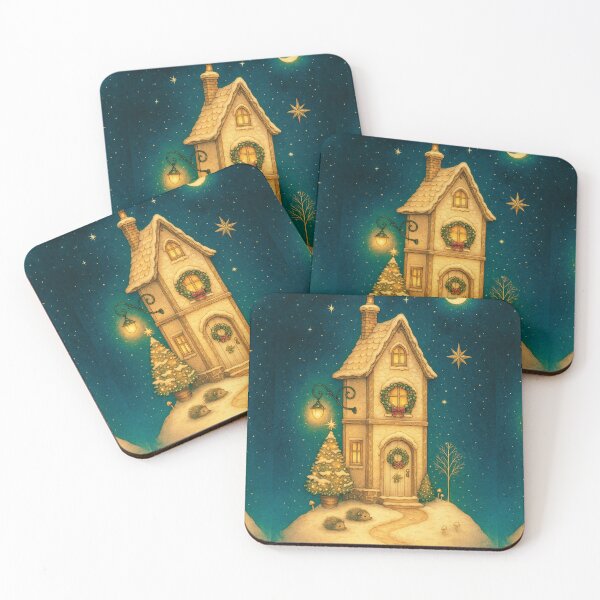 Item preview, Whimsical Christmas Houses designed and sold by Ewa Miller.