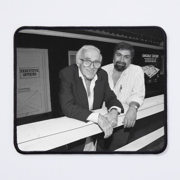 Item preview, Ben Segal (L), Oakdale Theatre Producer And Founder In Wallingford, CT - BW Photograph designed and sold by ConcertImages.
