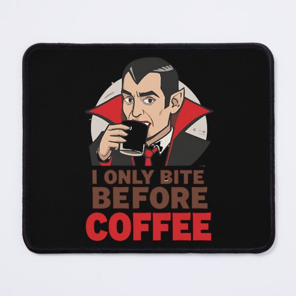 Item preview, Caffeine Monster Before Coffee Quote designed and sold by ChicTrendz.