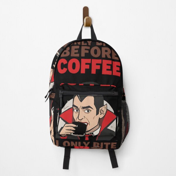 Item preview, Caffeine Monster Before Coffee Quote designed and sold by ChicTrendz.