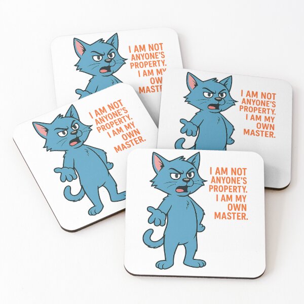 Item preview, Independent Blue Cat – “I Am My Own Master designed and sold by Tadeusz1.
