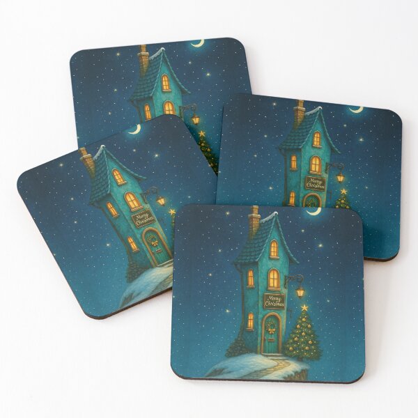 Item preview, Whimsical Christmas Houses designed and sold by Ewa Miller.