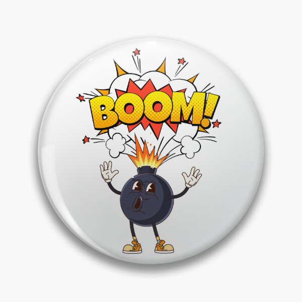 Item preview, BOOM Retro Mascot Cartoon Design T shirt designed and sold by insiyah7253.