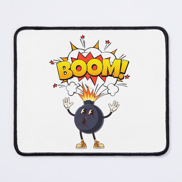 Item preview, BOOM Retro Mascot Cartoon Design T shirt designed and sold by insiyah7253.