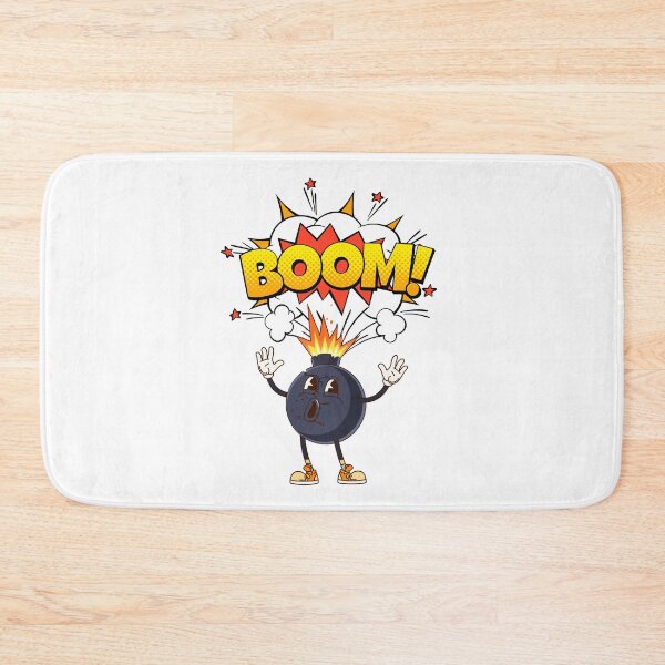 Item preview, BOOM Retro Mascot Cartoon Design T shirt designed and sold by insiyah7253.