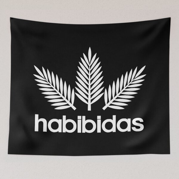 Item preview, The Habibidas - Palm Frond - in white designed and sold by gayishdesign.