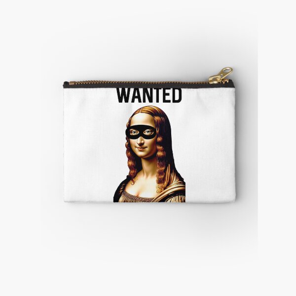 Item preview, "Wanted Mona Lisa" Art Heist Parody Design designed and sold by LanaGustavsson.