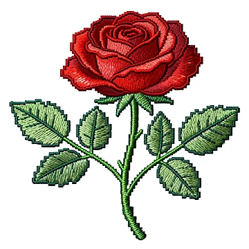 Artwork thumbnail, Red Rose by PixyCap