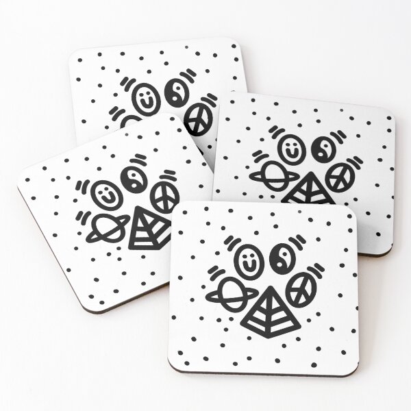 Item preview, Peace dawg - paw print w/dots designed and sold by JimmyJunArts.