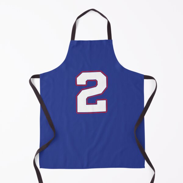 Item preview, Jersey Number 2 / Player Shirt Number Two (White with Red Outline) designed and sold by STUDIO-72.
