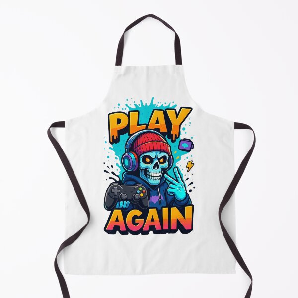 Item preview, “Play Again | Retro Gamer Energy” designed and sold by ArtesioByZaber.