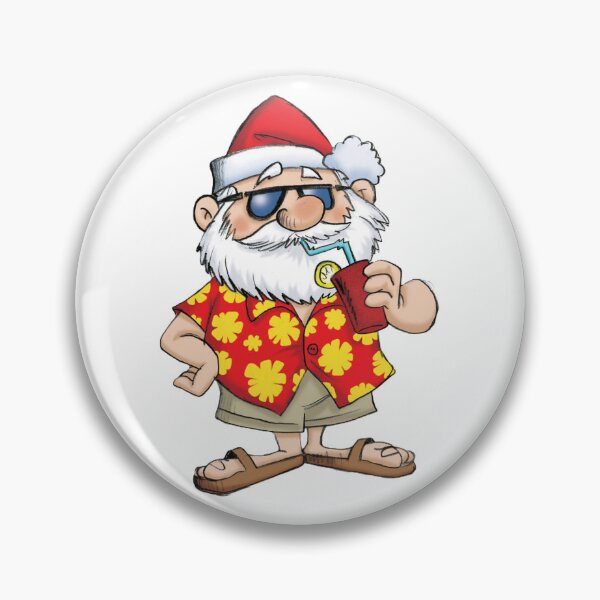 Aperçu de l'œuvre Père Noël en vacances créée et vendue par Funkiko.