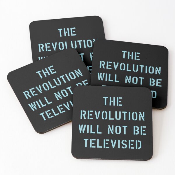 Item preview, The Revolution Will Not Be Televised designed and sold by The Common Tee.