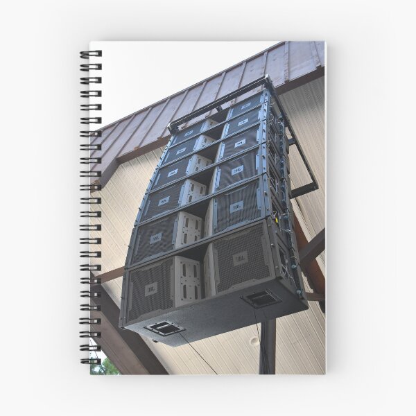 Item preview, A Stack Of Hanging Speakers At The Indian Ranch Concert Stage - Photograph designed and sold by ConcertImages.