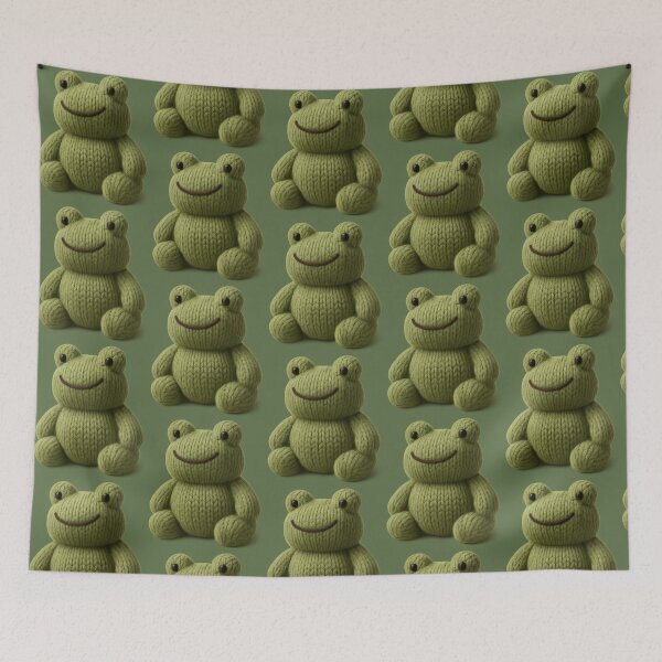Item preview, Cosy Knitted Frog designed and sold by ChirpInc.