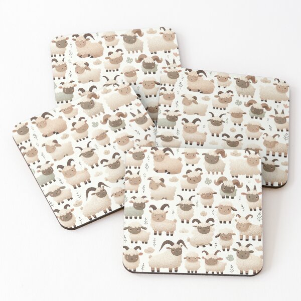 Item preview, Cute Cartoon Sheep for Whimsical Dreams  designed and sold by Vanich-Panich.