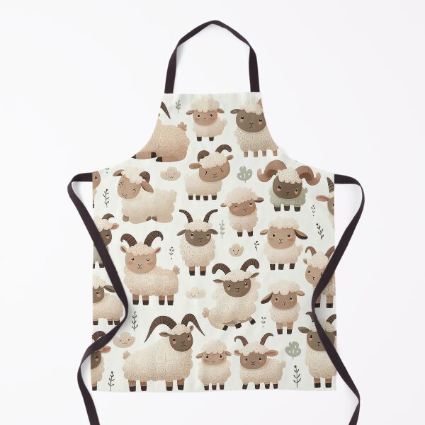 Item preview, Cute Cartoon Sheep for Whimsical Dreams designed and sold by Vanich-Panich.
