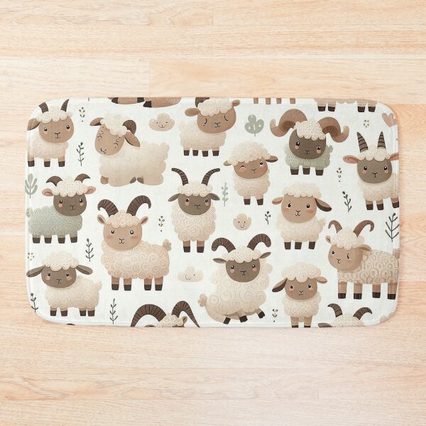 Item preview, Cute Cartoon Sheep for Whimsical Dreams  designed and sold by Vanich-Panich.