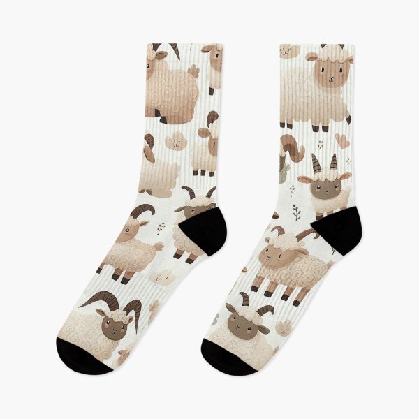 Item preview, Cute Cartoon Sheep for Whimsical Dreams  designed and sold by Vanich-Panich.