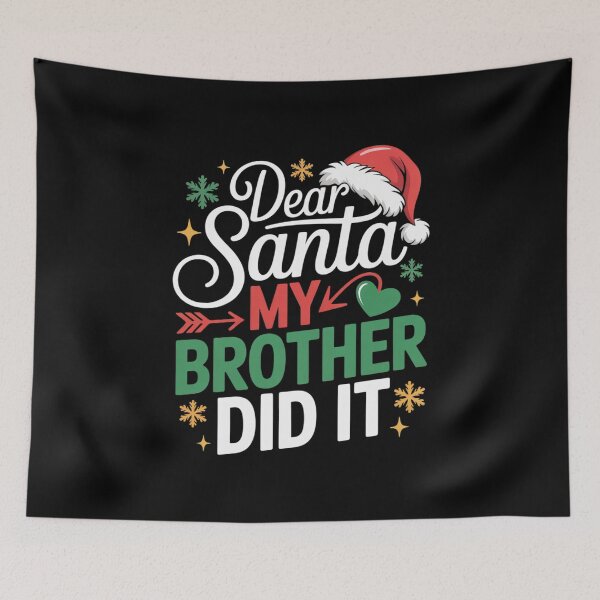 Item preview, Dear Santa My Brother Did It 001  designed and sold by BeetleMalon.