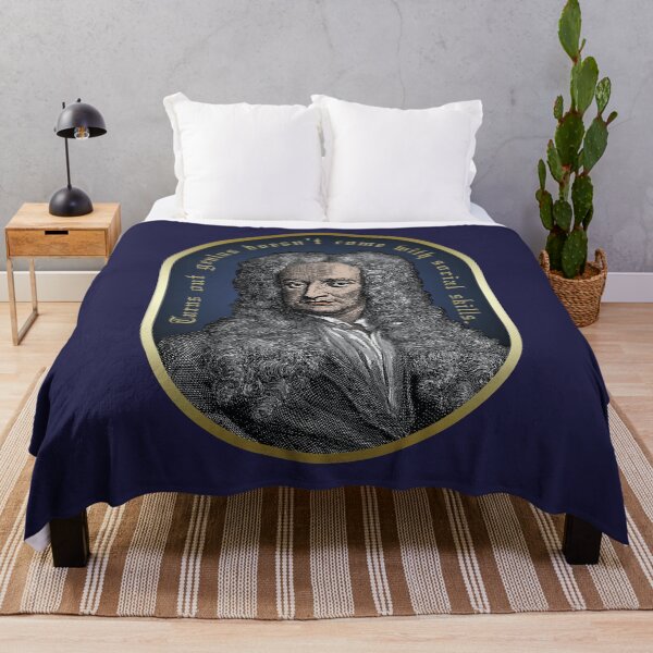 Item preview, Isaac Newton "Turns out genius doesn’t come with social skills." designed and sold by gayishdesign.