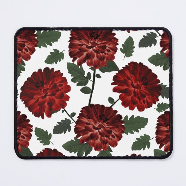 Item preview, Crimson Noir Elegance – Dark Red Floral Pattern designed and sold by MNX.